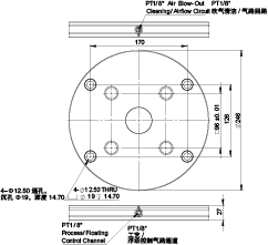 UNIVERSAL 96 ROUND PLATE